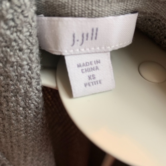 J jill fringed belted sweater. Never worn - Picture 5 of 6